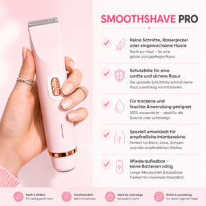 Lumieria™ SmoothShave Pro – 2-in-1 Damen Körperrasierer