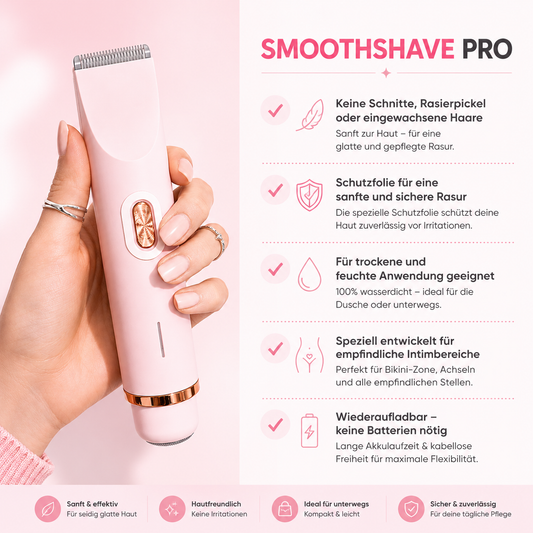 Lumieria™ SmoothShave Pro – 2-in-1 Damen Körperrasierer