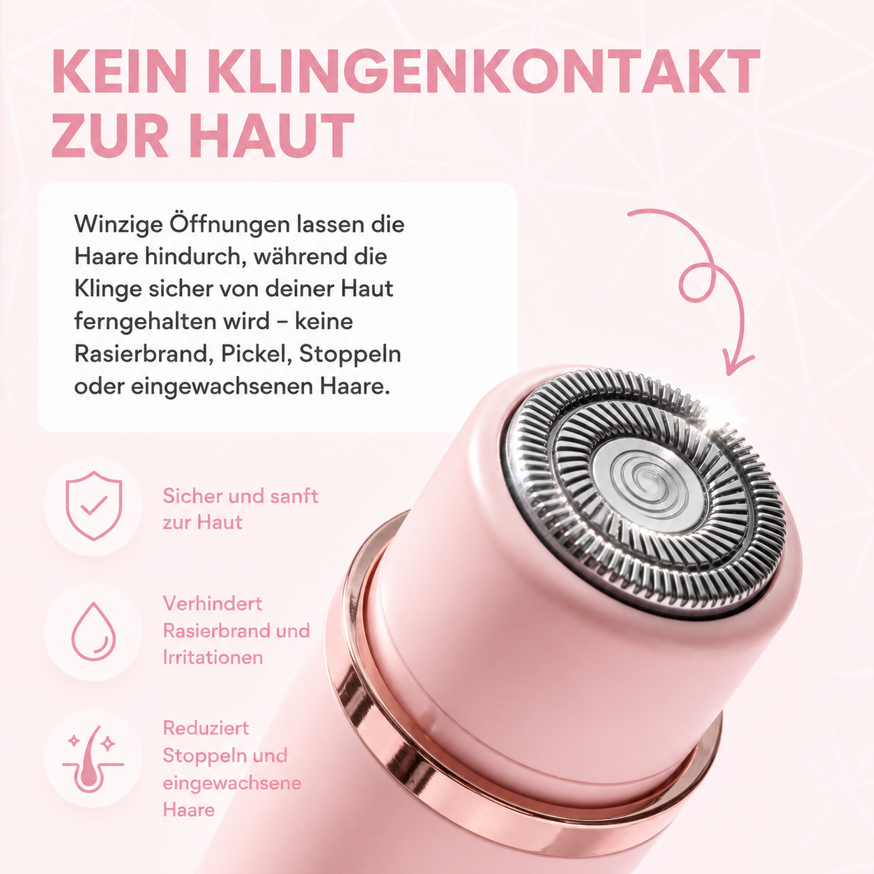Lumieria™ SmoothShave Pro – 2-in-1 Damen Körperrasierer