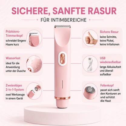 Lumieria™ SmoothShave Pro – 2-in-1 Damen Körperrasierer